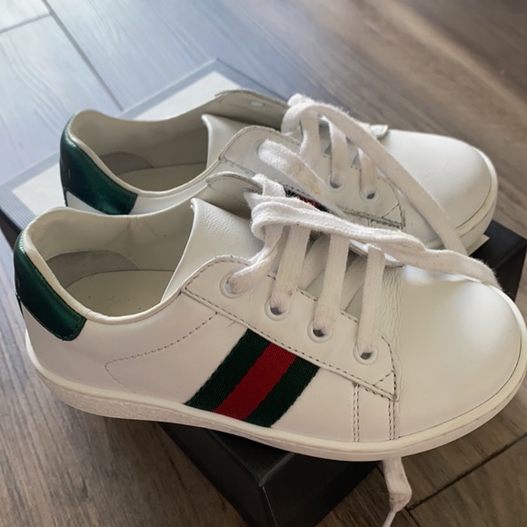 Gucci WHITE ace SNEAKERS TODDLER - Picture 3 of 3